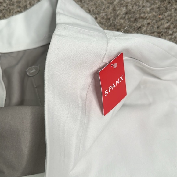 Spanx white pull on shorts size 1x new summer vacation - Picture 4 of 6